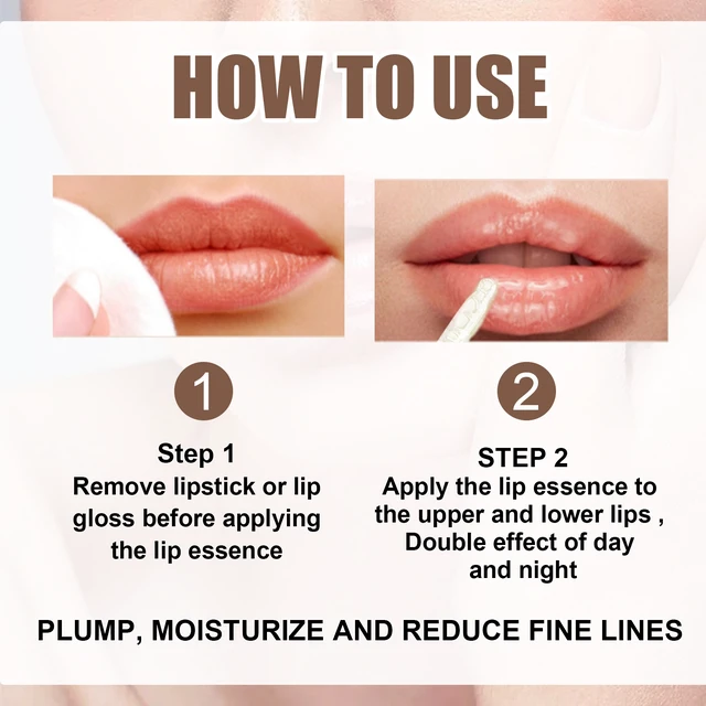 Alt view image 6 of 7 - Moisturizing Lip Oil for Plumping and Hydration with Defined Lip Pattern