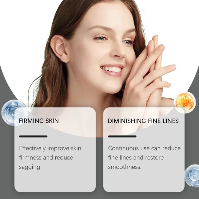 Alt view image 2 of 5 - Hydrating Face Cream Nourishing Soft Skin Moisturizing Elastic Brightening Delicate Care Refreshing Non-Greasy Lotion