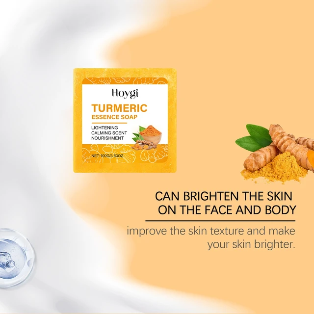 Alt view image 2 of 5 - Mild Hydrating Skin Care Soap for Refreshing & Gentle Cleansing, Turmeric Body Wash Bar