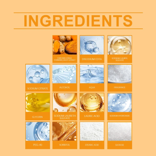 Alt view image 4 of 5 - Mild Hydrating Skin Care Soap for Refreshing & Gentle Cleansing, Turmeric Body Wash Bar