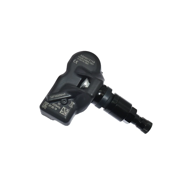 Alt view image 6 of 7 - Part No. 5Q0907275B, Black TPMS Sensor with Power Supply