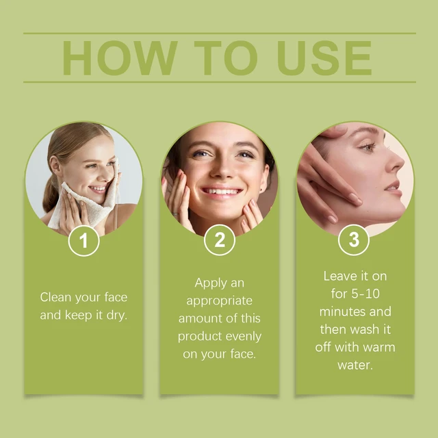 Alt view image 5 of 5 - Green Tea Purifying Mud Mask Soft Face Wash Hydrating Moisturizing Skin Care Mask