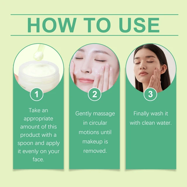 Alt view image 5 of 5 - Gentle Facial Deep Clean & Refreshing Formula, HANCHOBIT Avocado Cleansing Makeup Remover Gel