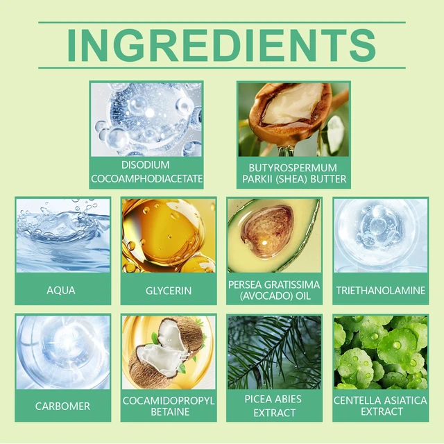 Alt view image 4 of 5 - Gentle Facial Deep Clean & Refreshing Formula, HANCHOBIT Avocado Cleansing Makeup Remover Gel