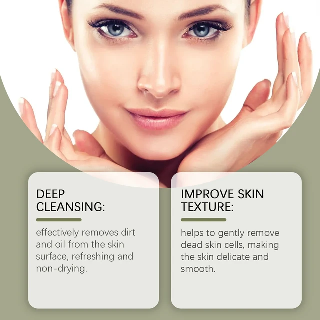 Alt view image 3 of 5 - Gentle Firming Cleansing Mud Mask with Moisturizing & Exfoliating Ingredients for Facial Skin Care