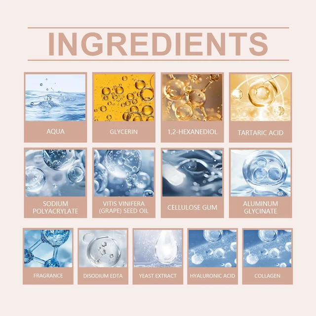 Alt view image 4 of 5 - Collagen Hydrating Face Mask Gentle Nourishment for Improved Skin Texture Facial Care
