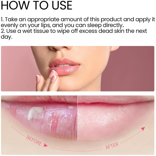 Alt view image 6 of 6 - Gentle Dead Skin Exfoliation & Plumping Smooth Lips, Overnight Lip Mask for Moisturizing