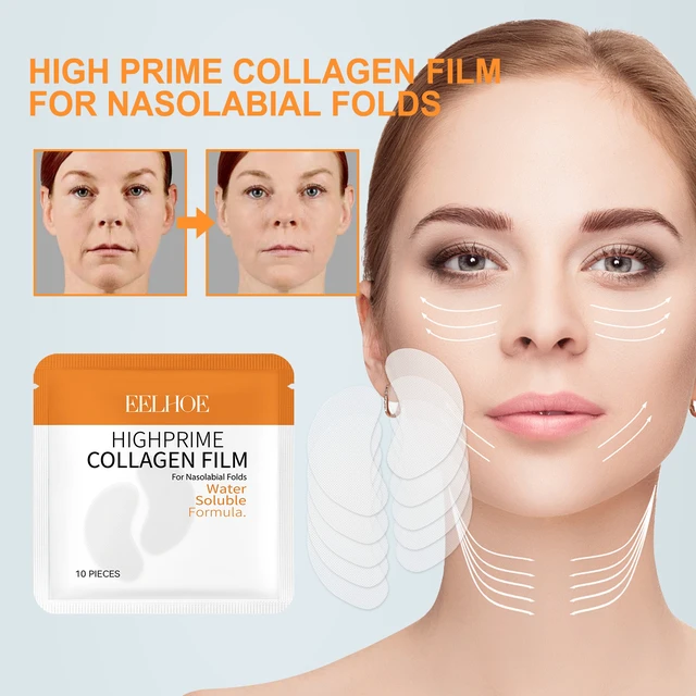 Alt view image 2 of 6 - Tightening and Fine Line Removal, Collagen Water-Soluble Wipe Patch for Skin Hydration