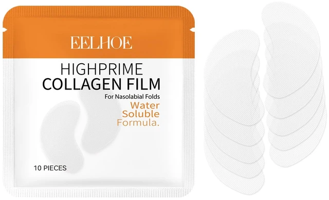 Main image of Tightening and Fine Line Removal, Collagen Water-Soluble Wipe Patch for Skin Hydration