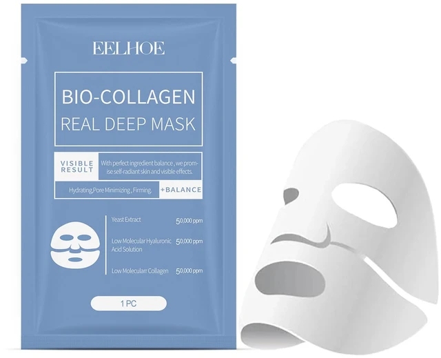 Main image of Moisturizing & Skin Brightening Treatment, Collagen Face Mask - Deep Hydration
