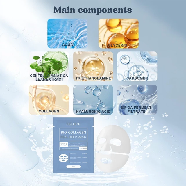 Alt view image 5 of 7 - Moisturizing & Skin Brightening Treatment, Collagen Face Mask - Deep Hydration