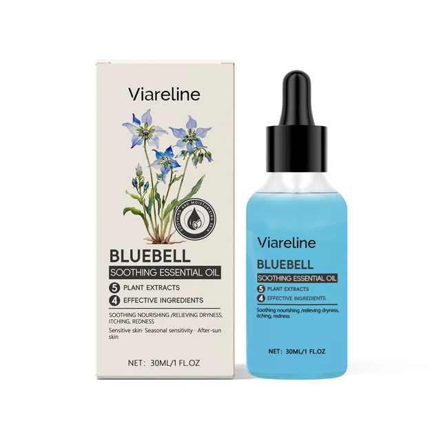 Main image of Blue Bell Calming Facial Oil Hydrating Nourishing Skin Care Essence