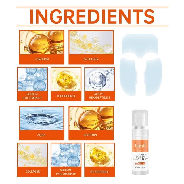 Alt view image 4 of 6 - Collagen Skincare Kit Firming Essence Spray Hydrating Moisturizing Face Mask