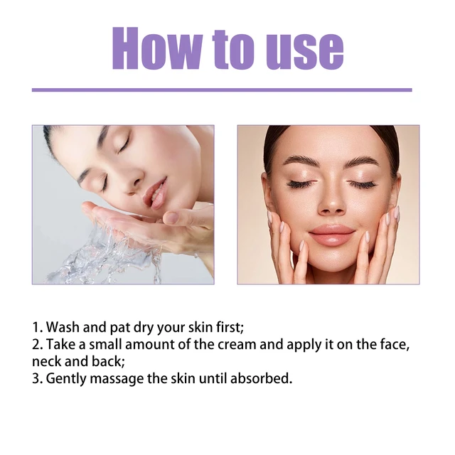 Alt view image 6 of 6 - Hydrating Anti-Wrinkle Moisturizer for Brightening Skin & Reducing Fine Lines, Lavender Firming Cream