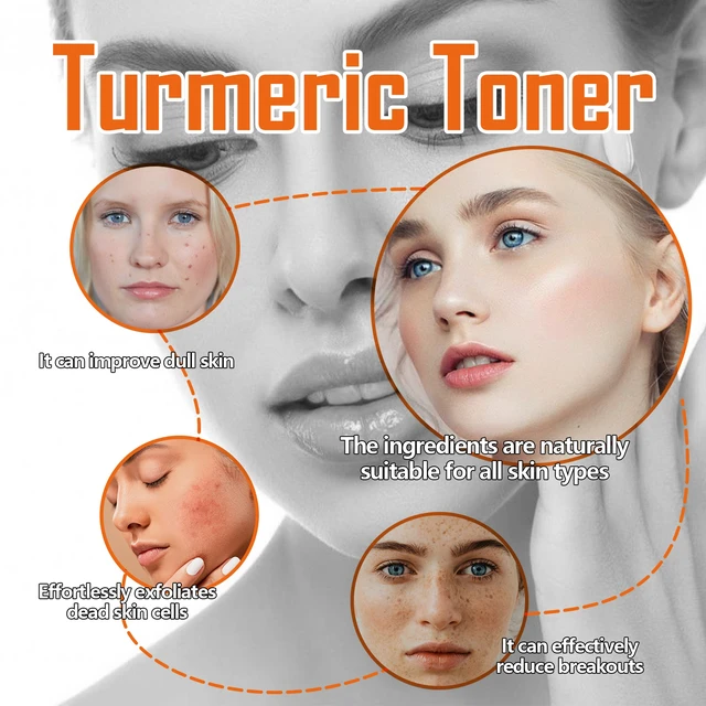 Alt view image 3 of 5 - Pore Tightening & Facial Moisturizer, West Month Turmeric Anti-Dullness Toner - Deep Hydration