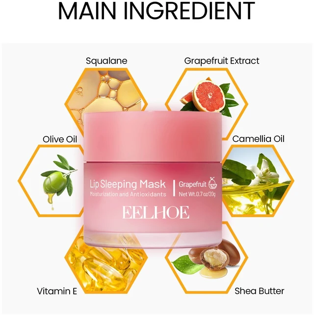 Alt view image 5 of 6 - Gentle Dead Skin Exfoliation & Plumping Smooth Lips, Overnight Lip Mask for Moisturizing