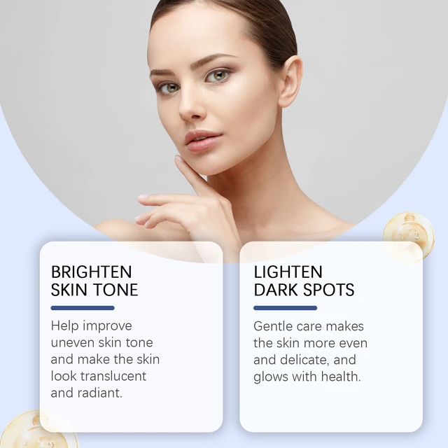 Alt view image 2 of 5 - Face Care Cream Hydrating Radiance Boosting Exfoliating Gentle Dark Spot Reducing Lotion