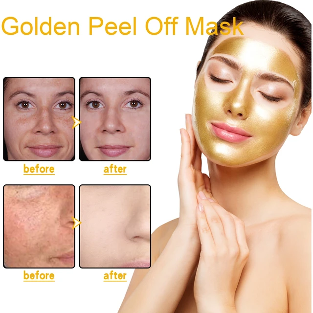 Alt view image 3 of 7 - Anti-Wrinkle & Skin Rejuvenation, Brightening, Repair, Exfoliation, West Month Gold Tear Mask for Deep Cleansing