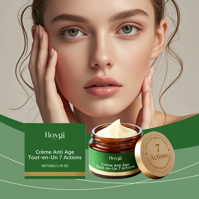 Alt view image 2 of 6 - Brightening & Moisture Lock for Fine Lines, 7-in-1 Multi-Action Facial Cream - Deep Hydration
