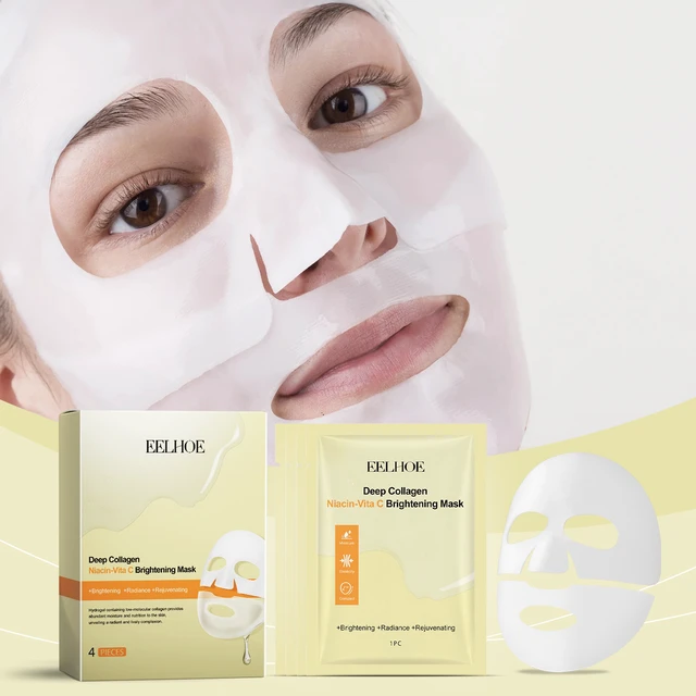 Alt view image 2 of 6 - NiacinamideBrightening Sheet Mask Box Hydrating Moisturizing Daily Skincare Beauty Face Mask
