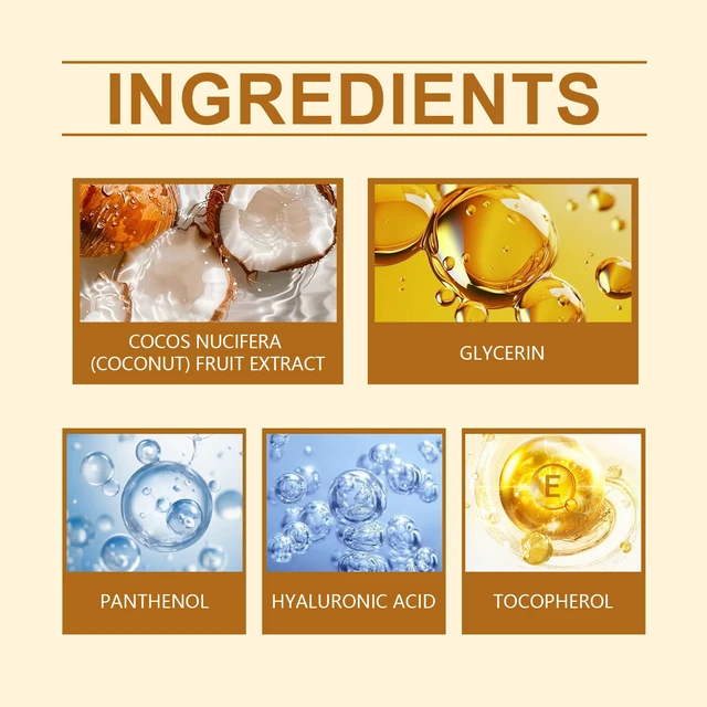Alt view image 5 of 6 - Coconut Hydrating Gel for Dry Skin - Soothing & Moisturizing Facial Care
