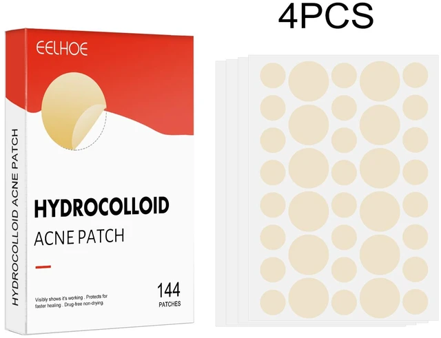 Main image of Invisible Hydrocolloid Acne Patches Waterproof Breathable Facial Spot Cover for Closed Acne Makeup Friendly Care