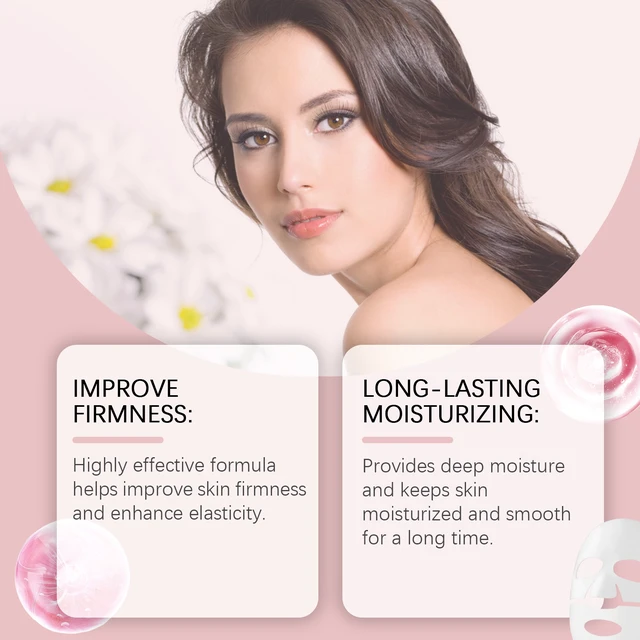 Alt view image 4 of 6 - Collagen Firming Face Mask (Bag) Hydrating Anti-Aging Moisturizing Smoothing Skin Care Product