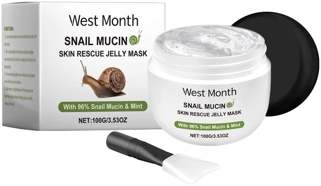 Main image of West Month Snail Jelly Hydrating Moisturizing Facial Cleansing Repair Mask for Skin Blemishes