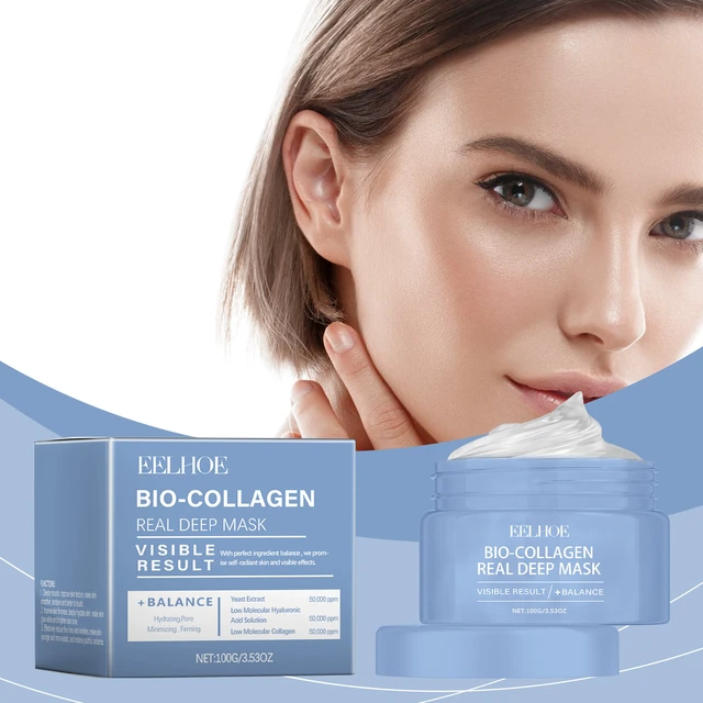 Alt view image 2 of 5 - Collagen Tear-Off Peel Mask Hydrating Facial Skincare for Soft Moisturized Skin