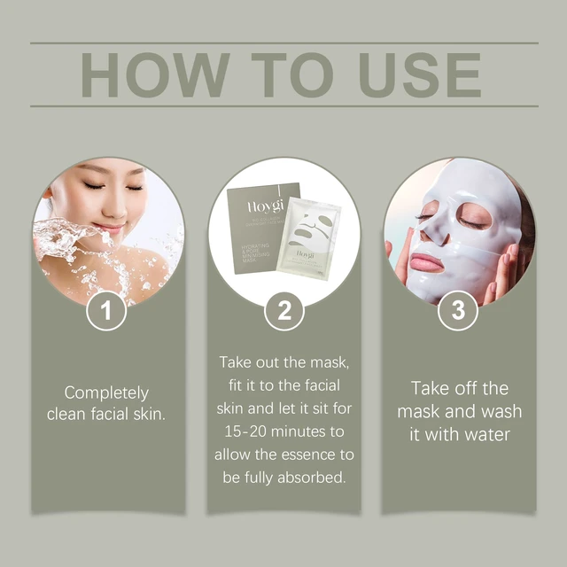 Alt view image 6 of 6 - Collagen Hydrating Face Mask Boxed - Firming & Lifting Skincare Treatment