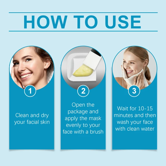 Alt view image 5 of 5 - Full Face Exfoliating Moisturizing Mask for Dull Skin Mild Cleansing Care