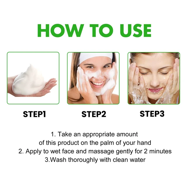 Alt view image 6 of 6 - Acne Face Wash Deep Cleansing Oil Control Blackhead Removal Pore Minimizing Refreshing Comfortable