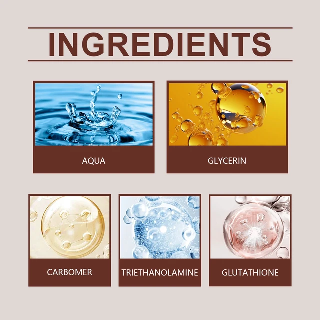 Alt view image 5 of 6 - Glutathione Face Serum Hydrating Enhance Skin Elasticity Radiant Repair Essence