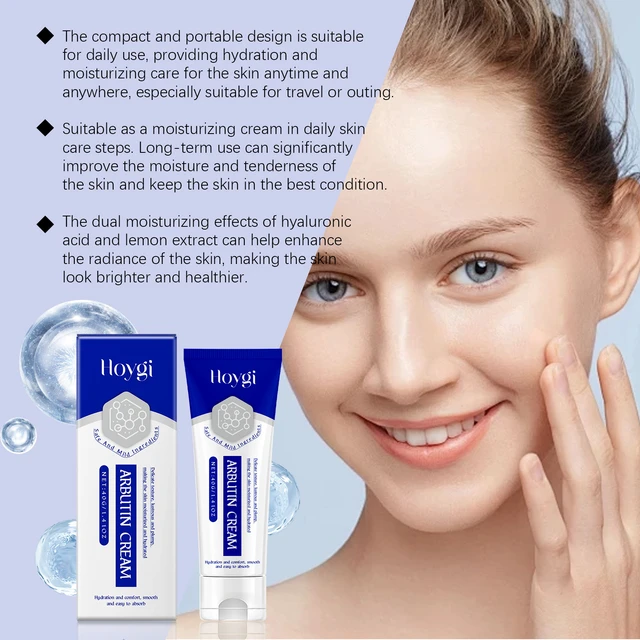 Alt view image 3 of 6 - Arbutin Facial Moisturizing Cream Gentle Hydrating Skin Care Nourishing Softening