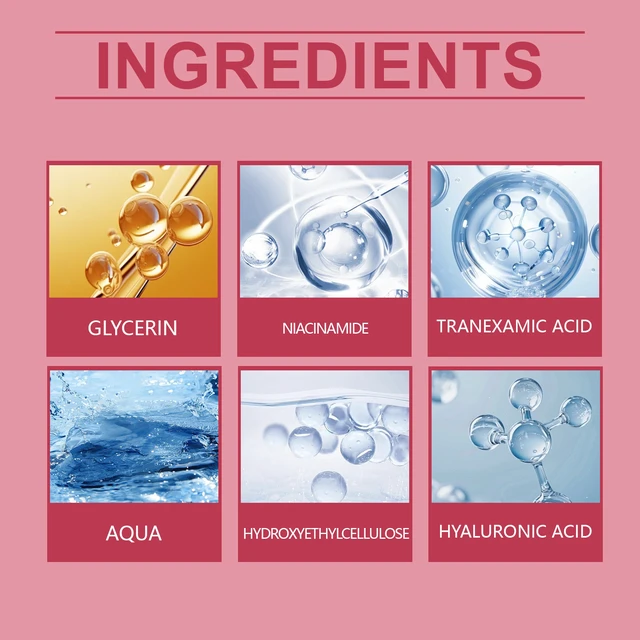 Alt view image 4 of 5 - Nourishment & Skin Tone Correction Essence, Pink Hyaluronic Acid Radiance Serum - Deep Moisture