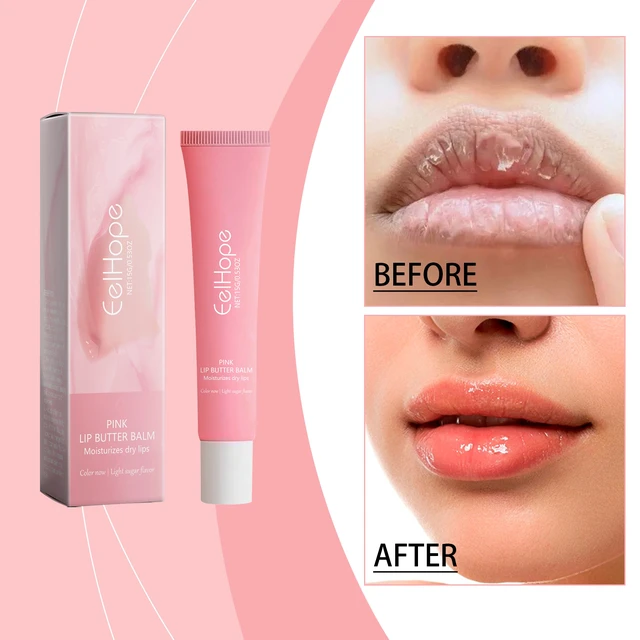 Alt view image 2 of 5 - Hydrating Lip Balm Exfoliates Dead Skin Brightens Base Moisturizing Lip Care Cream