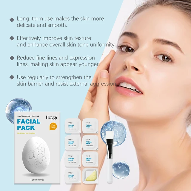 Alt view image 3 of 5 - Full Face Exfoliating Moisturizing Mask for Dull Skin Mild Cleansing Care