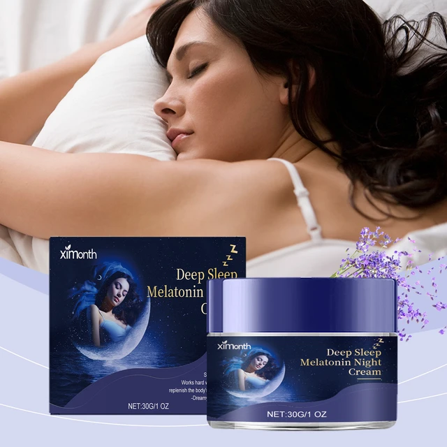 Alt view image 2 of 6 - Calming Overnight Face Moisturizer for Better Sleep Comfort & Nighttime Skin Care