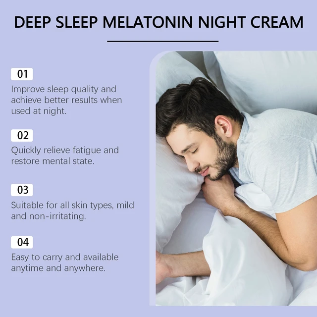 Alt view image 4 of 6 - Calming Overnight Face Moisturizer for Better Sleep Comfort & Nighttime Skin Care