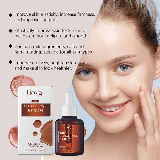 Alt view image 3 of 6 - Glutathione Face Serum Hydrating Enhance Skin Elasticity Radiant Repair Essence