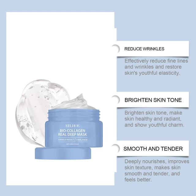 Alt view image 3 of 5 - Collagen Tear-Off Peel Mask Hydrating Facial Skincare for Soft Moisturized Skin