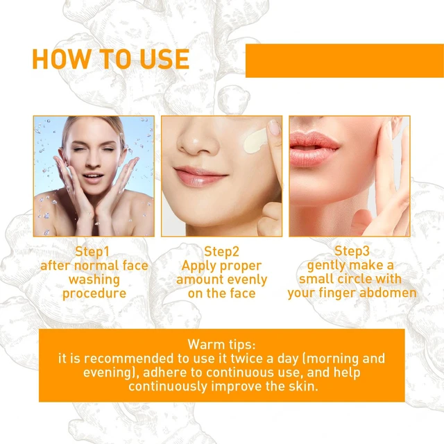 Alt view image 6 of 6 - Turmeric Moisturizing Cream for Reducing Fine Lines and Dark Spots with Anti-Wrinkle Benefits