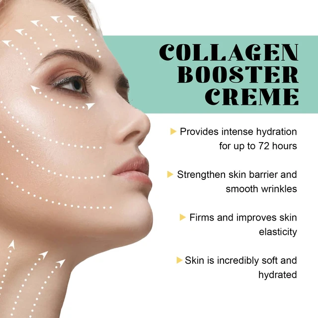 Alt view image 4 of 6 - Moisturizing & Smoothing, Skin Barrier Repair, Collagen Anti-Aging Face Cream for Wrinkle Reduction