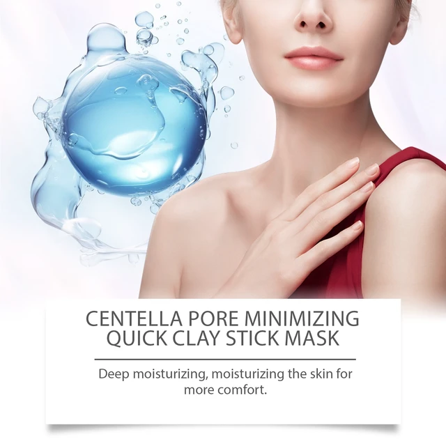 Alt view image 3 of 5 - Centella Asiatica Clay Mask Stick - Hydrating & Calming Facial Care for Soothing Skin Discomfort