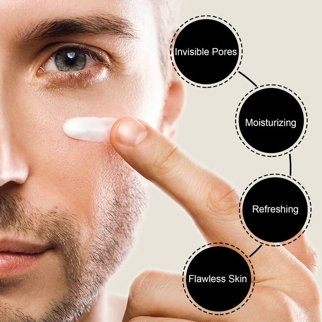 Alt view image 3 of 6 - Men's Matte Concealer Cream for Acne Scars & Pores - Non-Greasy Skin Brightening & Invisible Finish