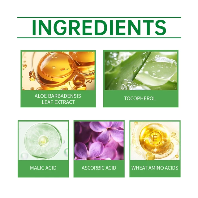 Alt view image 5 of 6 - Aloe Vera Nourishing Hydrating Gel Gentle Fresh Skin Cooling Moisturizer