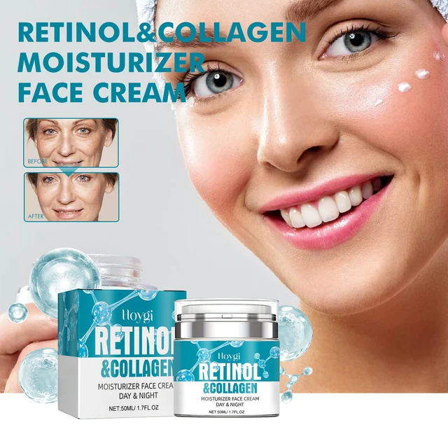 Alt view image 2 of 6 - HOYGI Retinol Face Cream Firming Anti-Wrinkle & Aging Care Fade Lines Skin Moisturizer