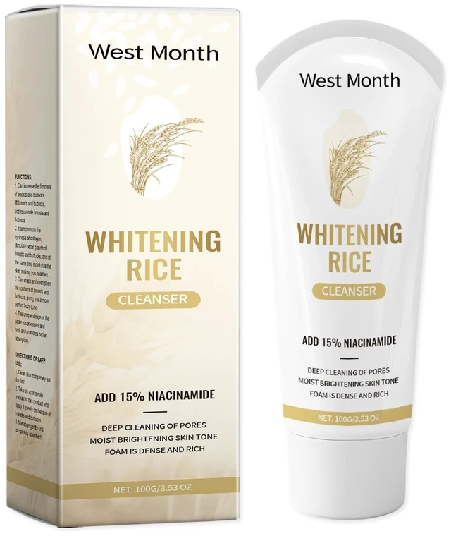 Main image of Deep Cleansing & Skin Softening Nourishment, West Month Gentle Foaming Facial Wash for Blackhead Removal