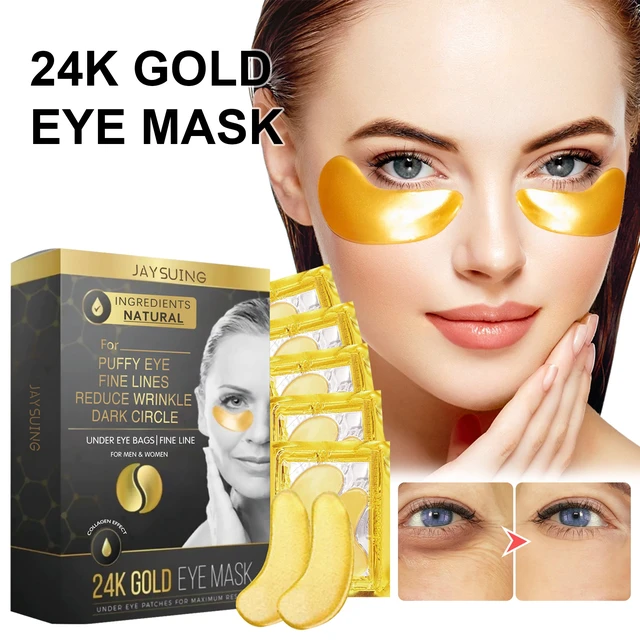 Alt view image 2 of 6 - and Reducing Fine Lines & Dark Circles, Firming, 24K Gold Under Eye Mask for Hydration