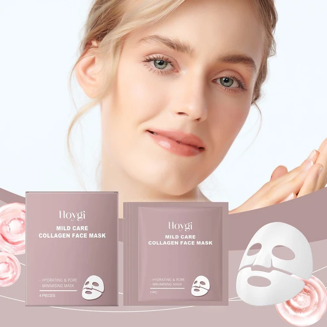 Main image of Skin Tightening & Pore Minimizing Care, Collagen Hydrating Face Mask Boxed - Gentle Moisture